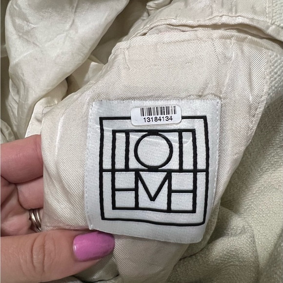 Totême Cream Loreo Blazer Size XS $730 - Picture 5 of 6